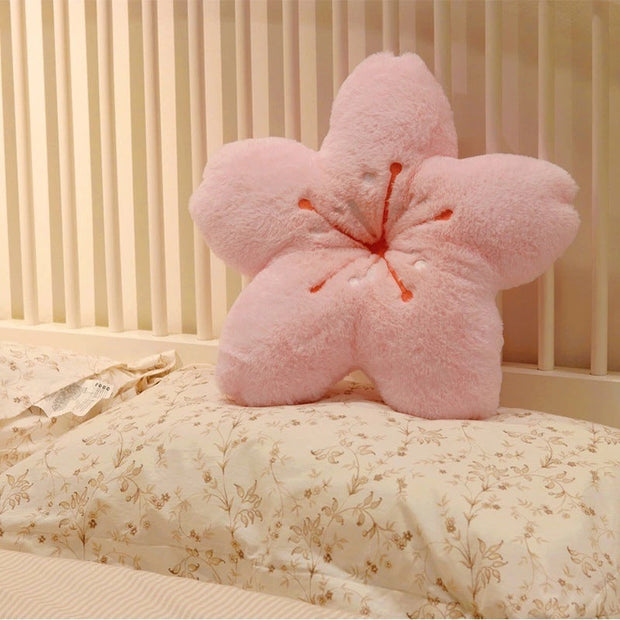 Cherry Blossoms Plush Cushion