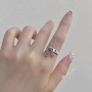 Bow Tassel Ring