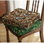 Flower Themed Pleated Seat Cushion