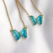 Crystal Butterfly Necklace