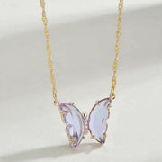 Crystal Butterfly Necklace